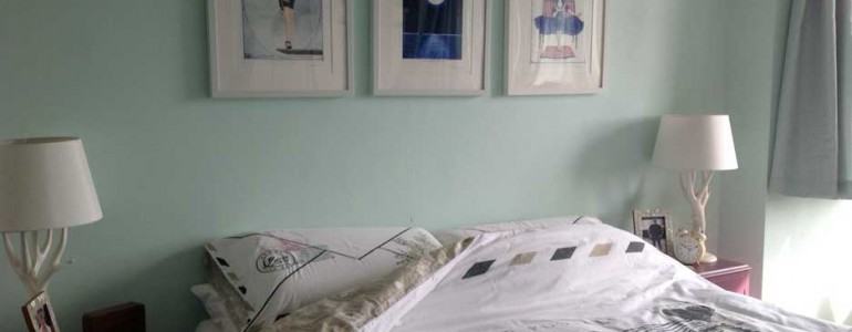 French styled bedroom scene