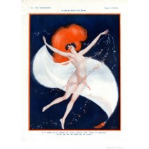 Full design - Paris sur scene 1922 - La Vie Parisienne Print