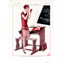  Full design - Scolaire 1926 - La Vie Parisienne Print